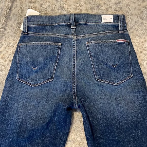 Hudson Jeans Blair High Rise Distressed Straight Crop - Picture 6 of 6